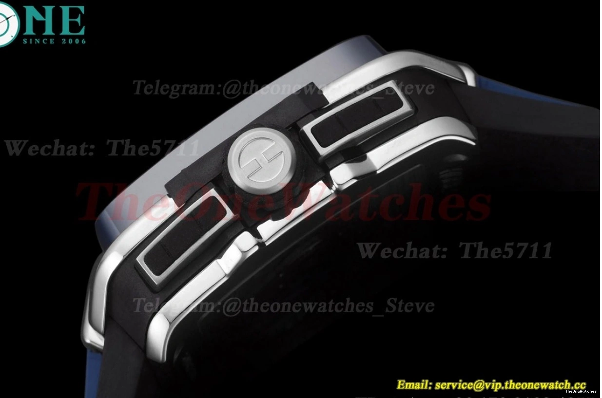 Cer HUB1280A Dial RU Square Skeleton 42mm SS Bang Blue BBF Unico 1230